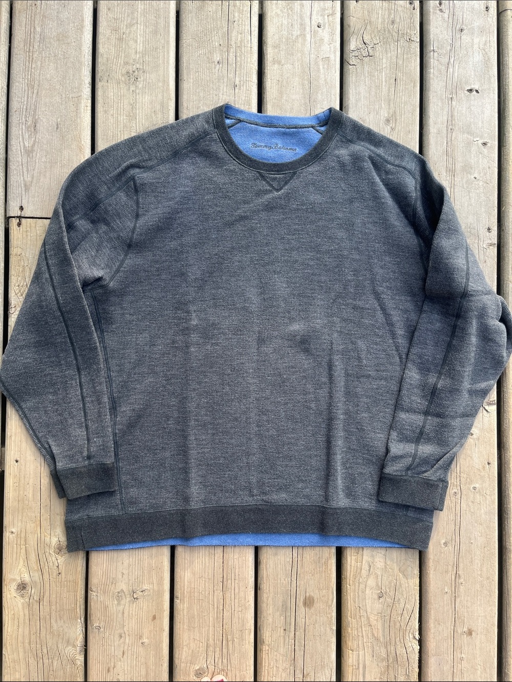Tommy Bahama Reversible Flipsider Crewneck Sweatshirt 2XL
